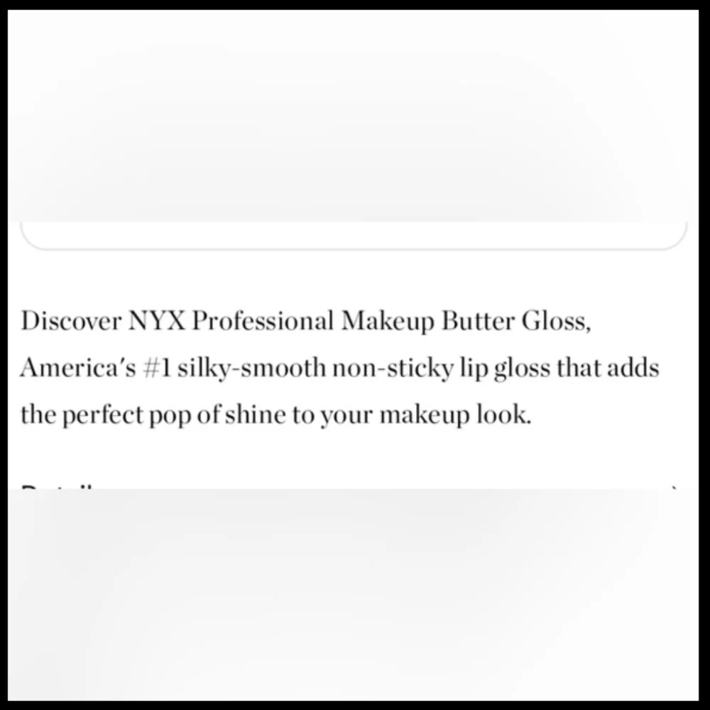 NYX Professional Makeup Butter Gloss Non-Sticky Shade: Summer Fruit ✨🆕
